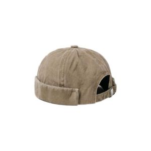 ZYJC Distressed Denim Denim Cap Adjustable Solid Color Hip Hop Hat Casual Street Style Bonnet