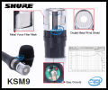 Đầu âm thanh Củ micro Shure KSM9 năng động Cardioid, Supercardioid chuyên nghiệp, giảm hú tốt, Tặng 1 chống lăn micro. 