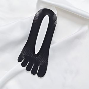 Toe Socks Women Men Summer Thin Velvet Soft Anti-Snag No Show Socks Cross Toe Breathable Invisible Low Cut Ankle Socks