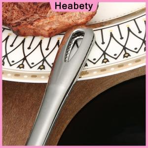 Heabety 1PC Stainless Steel Food Tongs Long Handle Non-Slip Barbecue Tongs Steak Tongs Kitchen Cooking Tools Kitchen Accessories