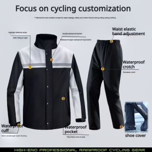 MOTOWOLF MDL0403B Waterproof Raincoat Baju Hujan Kalis Air Shoe Cover Jacket Jaket Lightweight Ringan Motorcycle