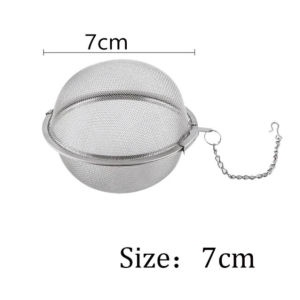 Dizoey 2/1pc Strainer Stainless Steel Tea Infuser Tea Spice Seasoning Ball Strainers Teapot Fine Mesh Coffee Filter Kitchen Teaware