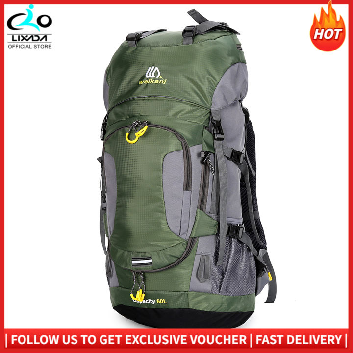 Trekking 60l Backpack Amazon Bseash 60l Waterproof Backpack 60L Waterproof Hiking Backpack With Rain Cover For Trekking 60l Backpack Amazon Bseash 60l Waterproof Backpack 60L Waterproof Hiking Backpack With Rain Cover For