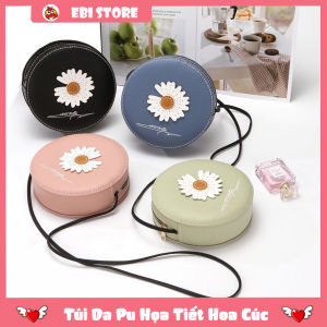 [Sẵn Hàng & Video HD] Túi Đeo Chéo Nữ Tự Đan Set Nguyên Liệu Làm Túi Handmade Họa Tiết Hoa Cúc Hot Trend - EB45