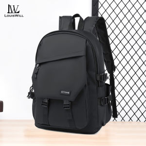 LouisWill Men Backpack Leisure Laptop Backpack Waterproof Film Travel Backpack Business Bag College Backpack Casual Shoulder Bag Anti Theft Back Pack School Bag