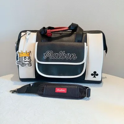 Genuine Korean New Malbon Golf Clothing Bag 25 Men And Women Fashion Large Capacity Handbag Playing Cards Limited Edition imported 2026