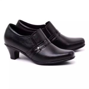 Sepatu Pantofel Wanita Kualitas Premium Formal Wanita Polos Sepatu Kerja Wanita Sepatu Boot Wanita Sepatu kerja Wanita Terbaru dan keren Zhafs VL 01