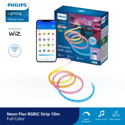 Philips Lampu Smart Wifi LED Neon Flex Strip 10M