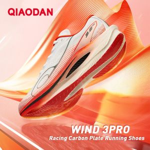 Qiaodan WIND 3Pro Men Marathon Racing Running Shoes Training Full-Palm Carbon Plate Running Shoes QDB023252298T