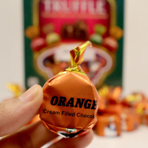 MAX TRUFFLE CHOCOLATE WITH A SMOOTH MELTING ORANGE  FILLING {250G 500G 1KG}