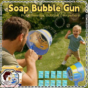 Air Cannon Soap Bubble Toy Childrens Wind Bubble Machine Toys Air Principle Science Toy Childrens Gift