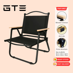 GTE Medium/Large Camping Portable Fishing Chair Camping Outdoor Foldable Lightweight Aluminum Alloy Folding Chair - Fulfilled By GTE SHOP