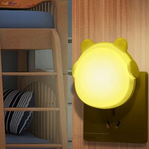 Đèn Ngủ Cảm Ứng LED Tai Mèo Cute Dễ Thương Cảm Biến Ánh Sáng Bật Tắt Tự Động