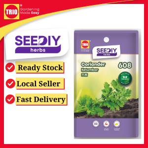 Trio Seediy Herb seeds Coriander 芫茜  Ketumbar   608 5g (Approx 300 seeds)