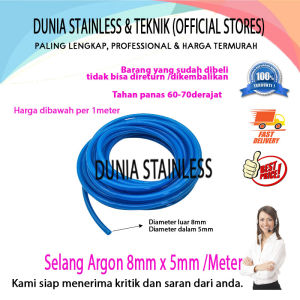 Selang Argon 8x5mm /meter