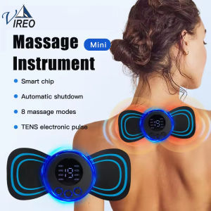 Electric Massager Neck Back Pain Relief Portable Muscle Relax Mini Massage Patch Cervical Kalamnan Home Use Gamit Sa