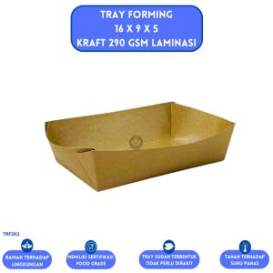 Paper Tray Food Tray Sudah Rakit Siap Pakai (Isi 50 Pcs-T.RF2K2)