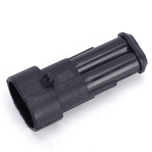 438178 ZXC 10 Kits 2 Pin Way Sealed Waterproof Electrical Wire Connector Plug Car Auto Sets