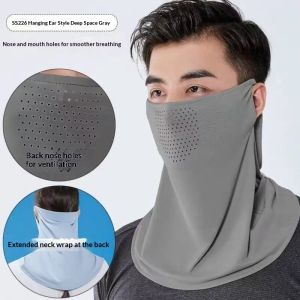 Đạp xe mặt nạ ngoài trời mùa hè koetsu với bảo vệ cổ chống tia UV vải visco thoáng khí cho nam và nữ