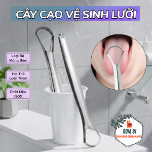 Combo 5 Cây Cạo Lưỡi Inox Vệ Sinh Lưỡi Ngăn Hôi Miệng Cạo Lưỡi Chăm Sóc Răng Miệng An Toàn Khi Dùng