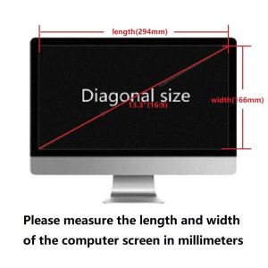 Skrin Privasi Magnetik 13-15.6 Inch Magnetic Privacy Screen for Laptops | Anti-Glare & Anti-Spy Filter Fits 16:9 16:10 Screens | Compatible with Dell HP Lenovo Acer