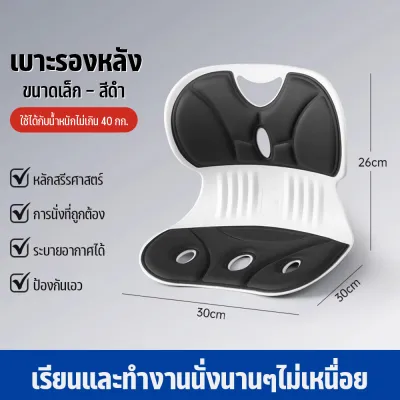 เบาะรองนั่ง เบาะเก้าอี้ เบาะรองนั่งเพื่อสุขภาพ ปกป้องเอวของคุณ รองหลัง นั่งนานไม่เมื่อย ปรับท่าทางการนั่งของคุณ