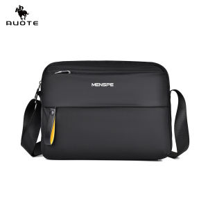AUOTE Mens Shoulder Bag Casual Chest Bag Cross Body Bag Pouch Bag Casual Chest Bag Fashion Shoulder Bag Waterproof PU Leather Casual Sport Street Bag for Travel Outdoor