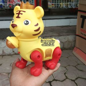 Mainan Anak Lion 98054 Bisa Jalan Dan Ada Suara Menggunakan Baterai Kemasan Kantong Murah | Mainan Anak Lion Ada Lampu Suara Dan Bisa Bergerak Terbaru Viral Bump And Go | Mainan Anak Animal Lion Limited Edition New