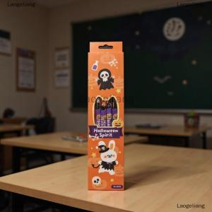 [COD] Laogeliang 12 Cái Bộ Halloween Theo Chủ Đề Bút Chì Cho Trẻ Em Sinh Nhật Halloween Bên Món Quà Phim Hoạt Hình Bí Ngô Ma Bút Chì Cho Trường Phần Thưởng