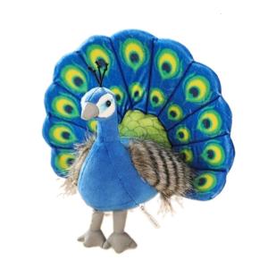 Soft Plush Toy Peacock Stuffed Doll Baby Sleeping-Doll Kids Room Decors Couch Bedroom Cuddle Pillow Claw-Machine Supply
