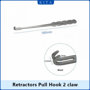 KITA Retractors Skin Retractor Pull Hook 185mm long Stainless steel Orthopedics Surgical Instruments