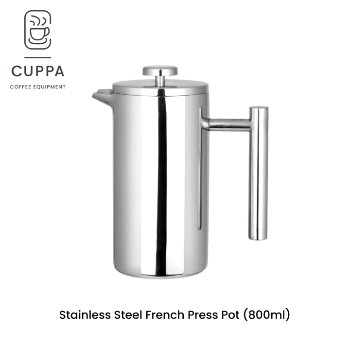 Cuppa Stainless Steel French Press Pot 800ml Lazada PH