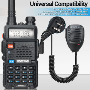 【FREE Earphone】BaoFeng UV-5R Portable Walkie Talkie Dual Band Two Way Radio Speaker Headset MIC Pofung UV5R Ham Radio Transceiver UV5R Promo 1800mAh