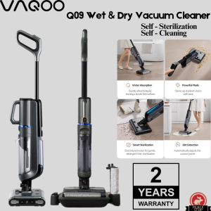 Vaqoo Q09 Wet Dry Vacuum Cleaner Smart Auto Dirt Detection Self-Cleaning Sterilization Strong Suction Mop and vacuum