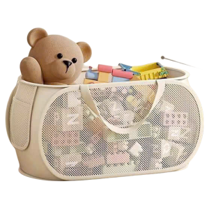 Giỏ Lưới Đựng Đồ Chơi Gấp Gọn 1 Set 2 Giỏ | Giỏ Lưu Trữ Đa Năng Cho Gia Đình Và Phòng Bé
