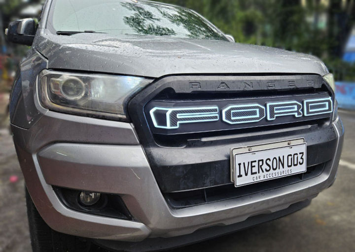 Ford Ranger 2015 to 2017 Front Grill FORD LED Logo | Lazada PH