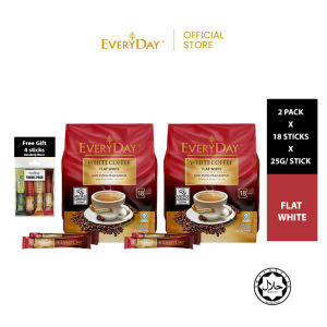 EVERYDAY Flat White  -  Twin Pack (2 PKT x 25g x 18s)[Free Travel Pack EXP 2027]