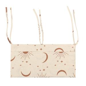 Baby Bedside Organizer Bag Portable Diaper Bag Feeding Bottle Organizing Bag Hanging Storage Bags Baby Crib Accessories