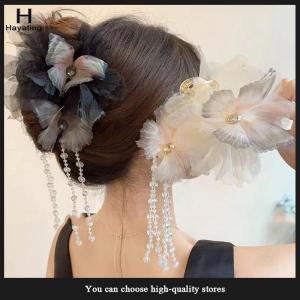 Hayating Hair Shark Clip Butterfly Mesh Hair Clip Korean Style Hair Accessories