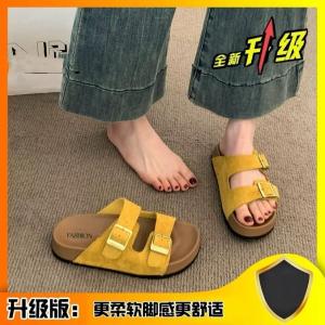 [Free Shipping] WomenS Thick-Soled Summer Outdoor Slippers 2026 New Style Beach Slide Sandals In Purple