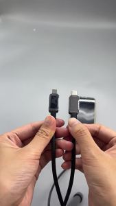 Zinc alloy intelligent digital display typec The data cable is compatible with devices 1517 Huawei 100Wmax Fast Charging Cable 5A