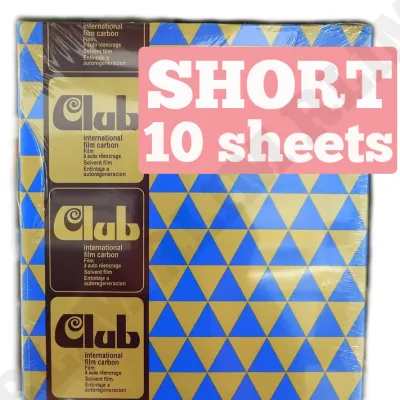 Carbon Club Film Carbon Paper 10 PCS Short Long