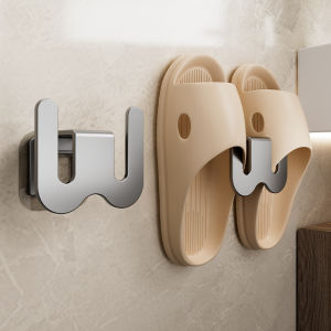 AIYU / Bathroom slipper rack storage rack No punching required Shoe storage Magical toilet wall hanger drainage hook【Kuala Lumpur IN STOCK】