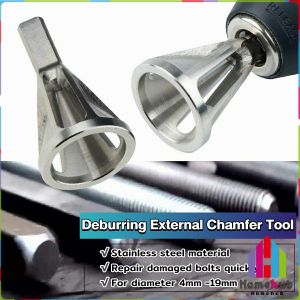 HB Stainless Steel Remove Burr Tools Drill Bit Deburring External Chamfer Tool
