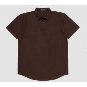 Baju Pria Yang Terlaris Polos Shirt Brown Yang Terbaruu