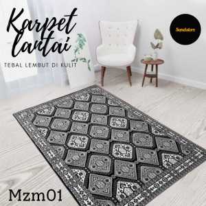 karpet permadani ruang tamu estetik 100x150 Mzm01
