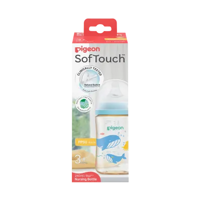 PIGEON SOFTOUCH BPP NURSING BOTTLE PPSU 240ML OCEAN DIVE