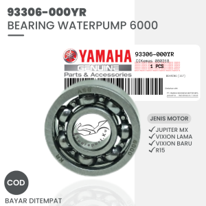 (GROSIR) LAHAR BEARING 6000 KOYO YAMAHA VIXION MX LAMA BARU R15 / BEARING LAHAR LAHER 6000 WATER PUMP MOTOR JUPITER MX/VIXION OLD/NEW R15 / BERING WATERPUM WATER PUMP VIKSON / LAHER VIXION OLD NEW MURAH / SIL SEAL / KIPAS PENDINGIN