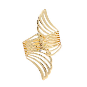 Punching-free Metal Curtain Buckle Creative Curtain Holdback Curtain Tiebacks Wings Pattern With Elastic Spring For Room
