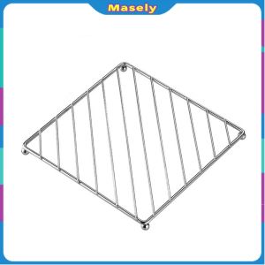 Masely Stainless Steel Heat Resistant Pot Mat Multi-Purpose Anti-Scald Pot Pad for Kitchen Table Countertop